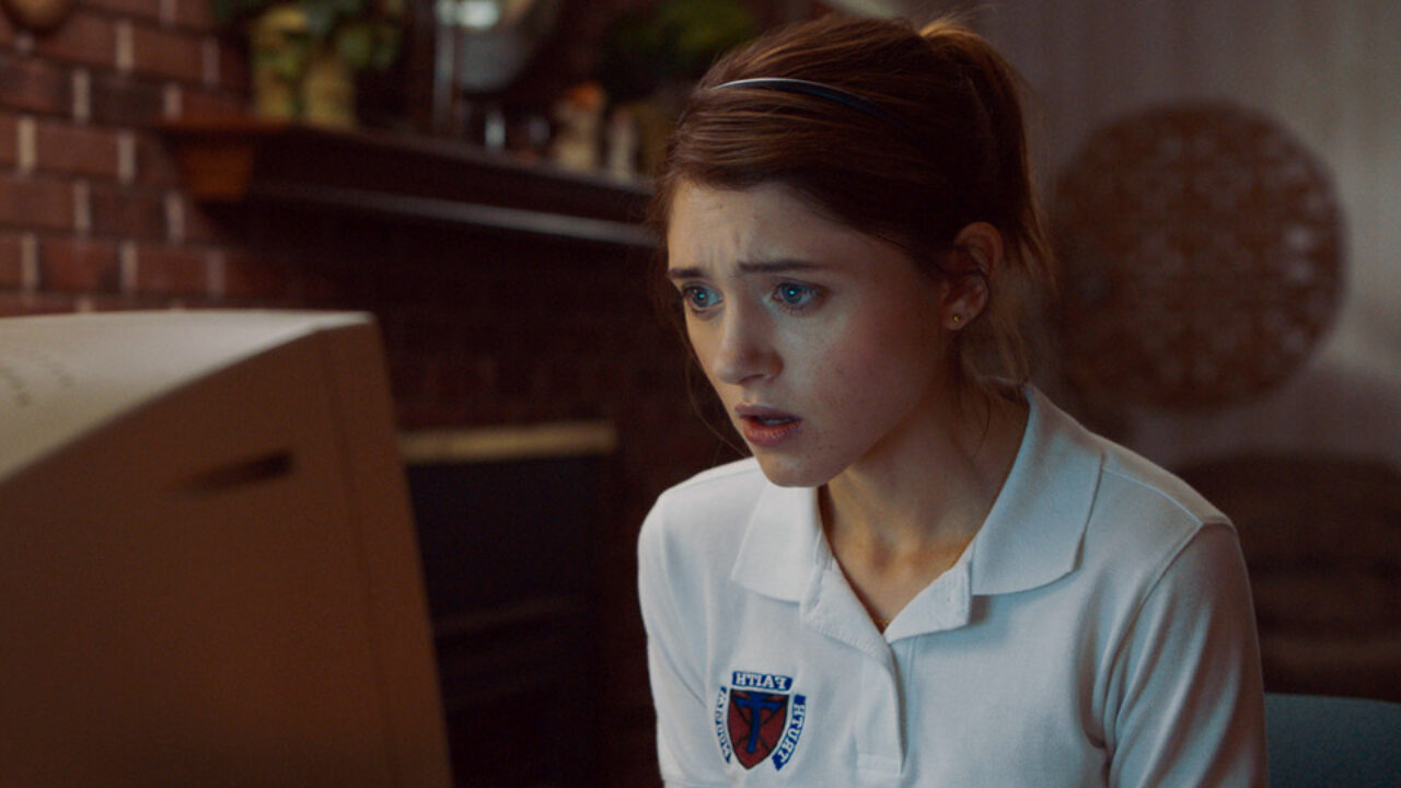 Natalia Dyer in yes god yes